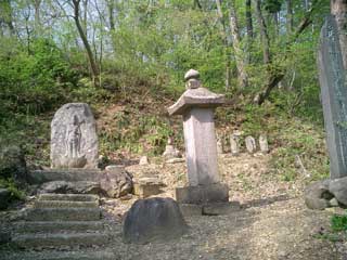 Small stone statues